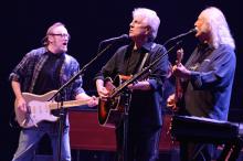 Crosby, Stills & Nash perform at the Nokia Theatre L.A. Live on October 3 (Getty Images)